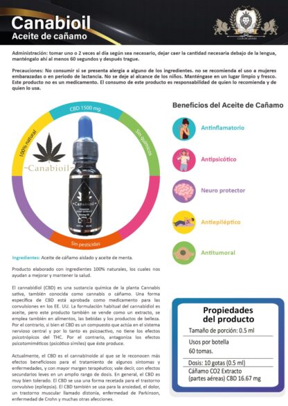 Aceite de Cañamo - Imagen 2